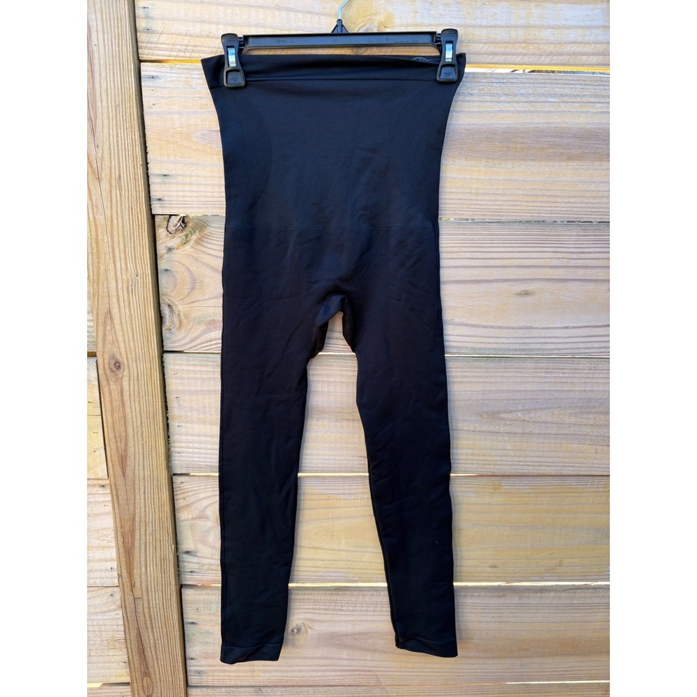 Shapermint Essentials High Waisted Compression Leggings Black S/P Tummy Control
